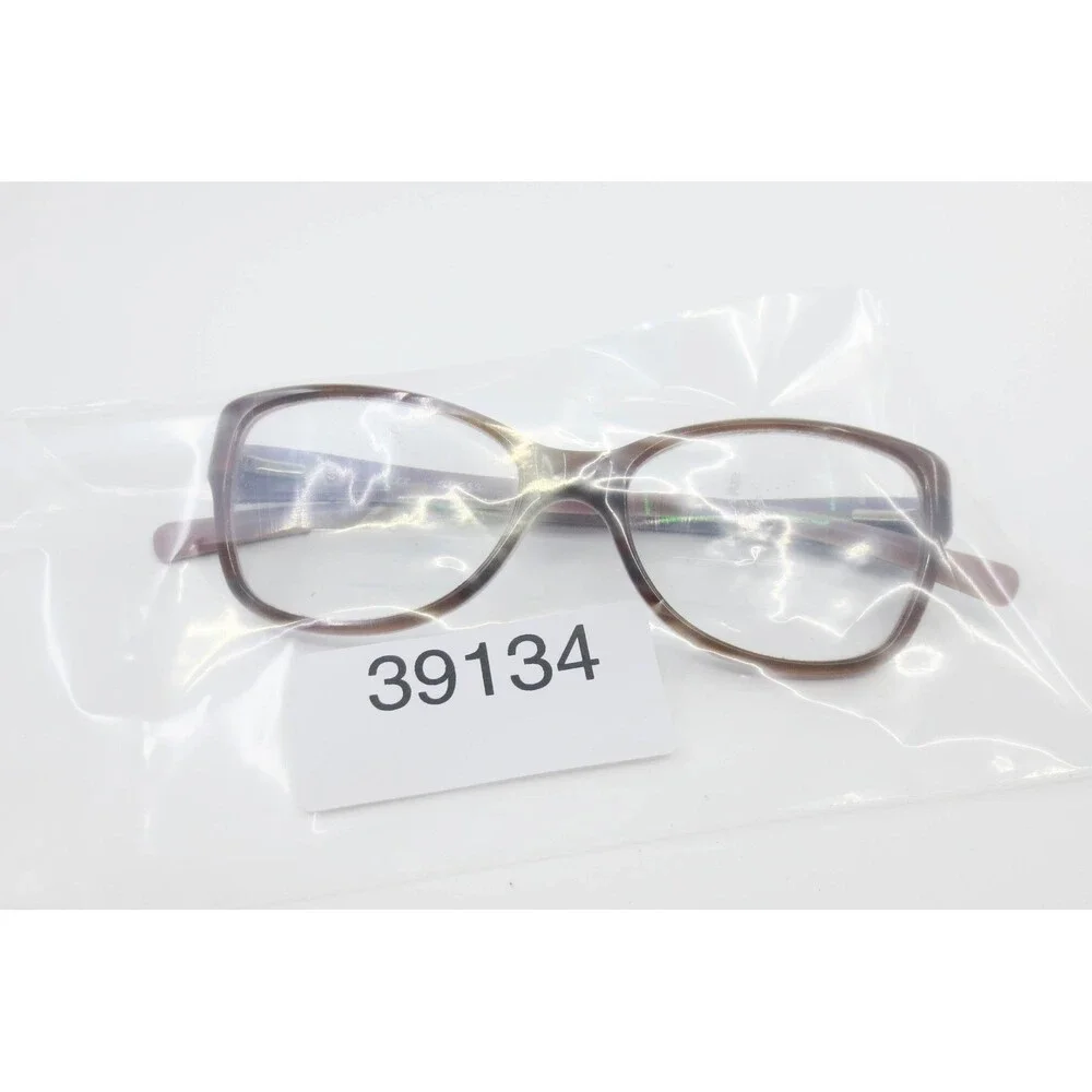 Guess Eyeglasses Matte Brown Purple Cat Eye Frames 50-16-135 Designer 39134